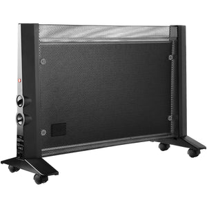 Mica Panel Electric Heater 2000W 3 Heat Settings (Black)