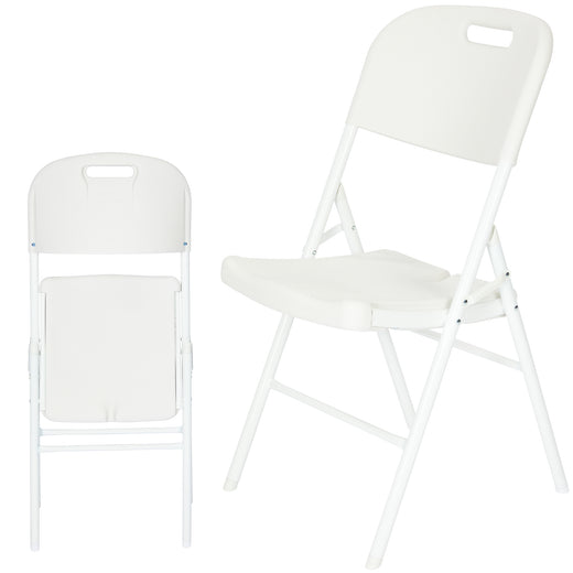Nyxi Premium Folding Chair – All-White Waterproof Design with Built-in Drain – Foldable Outdoor & Indoor Seat