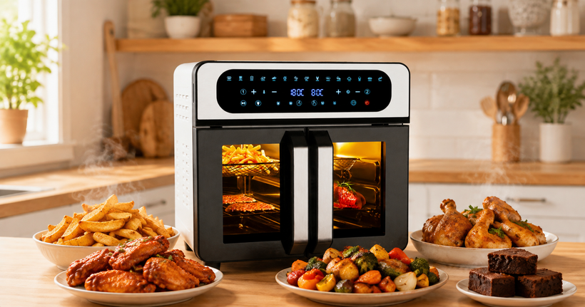 Nyxi air fryer range - dual basket, single basket and air fryer oven buying guide