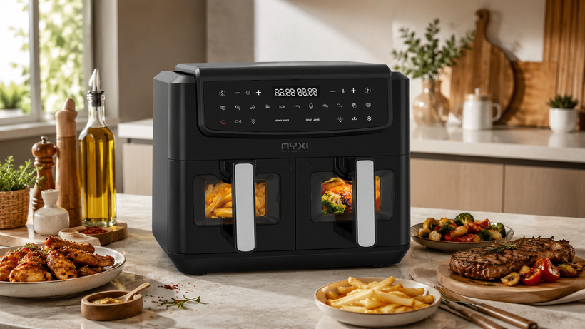 Why the Nyxi 9L Dual Basket Air Fryer is Perfect for Modern UK Kitchens