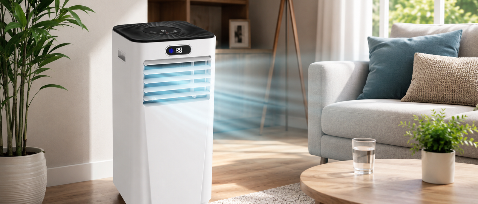 Stay Cool This Summer with the Nyxi 9000 BTU 3-in-1 Portable Air Conditioner