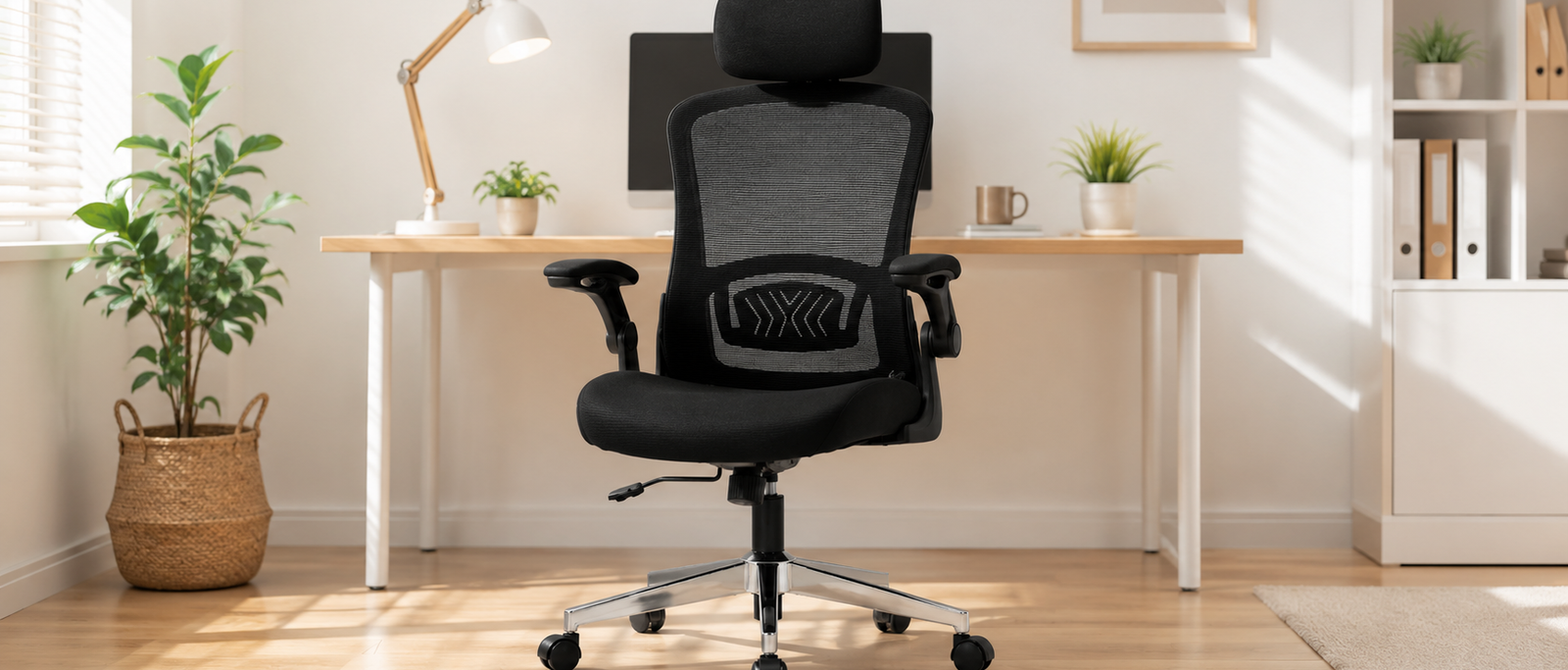 Nyxi ergonomic office chair in a modern home office