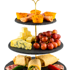 Nyxi 3 Tier Natural Slate Cake Stand
