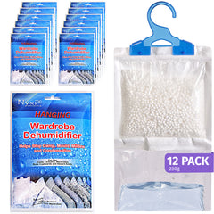 Nyxi Pack of 6 - Pack of 100 Hanging Wardrobe Dehumidifier Bags
