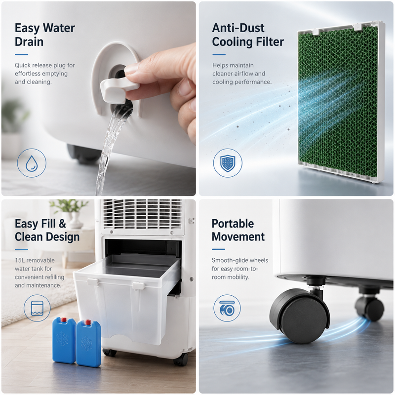 Nyxi 15L Air Cooler Portable