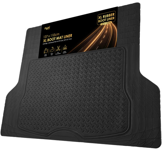 Nyxi Rubber Car Boot Mat Liner (137cm X 110cm)