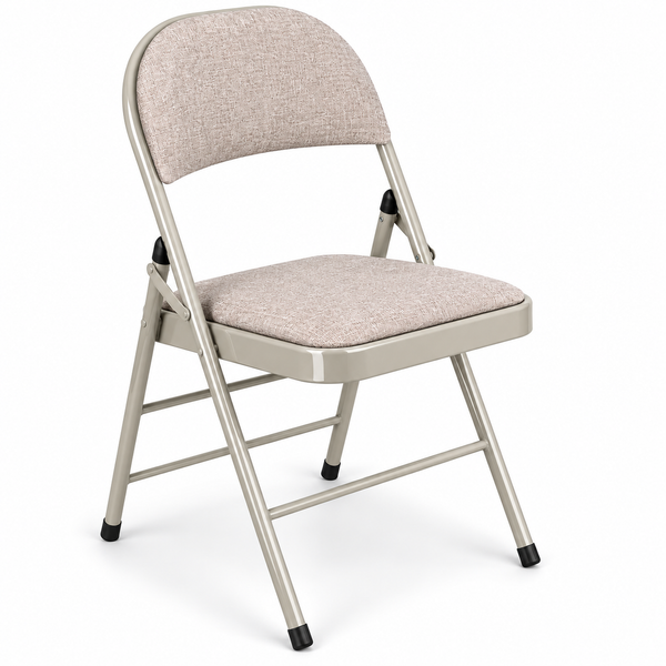 Nyxi Fabrico Folding Chair Fabric Padded (Camel Cream)