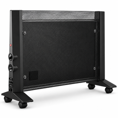 Nyxi Mica Panel Electric Heater 2000W 3 Heat Settings (Black)
