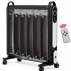 Nyxi Mica Oil Free Panel Heater Electric 2000W with Remote Control 2 Heat Settings