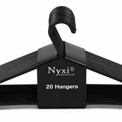 Nyxi Plastic Hangers Premium Top Clothes Coat Hangers Garment Shirt