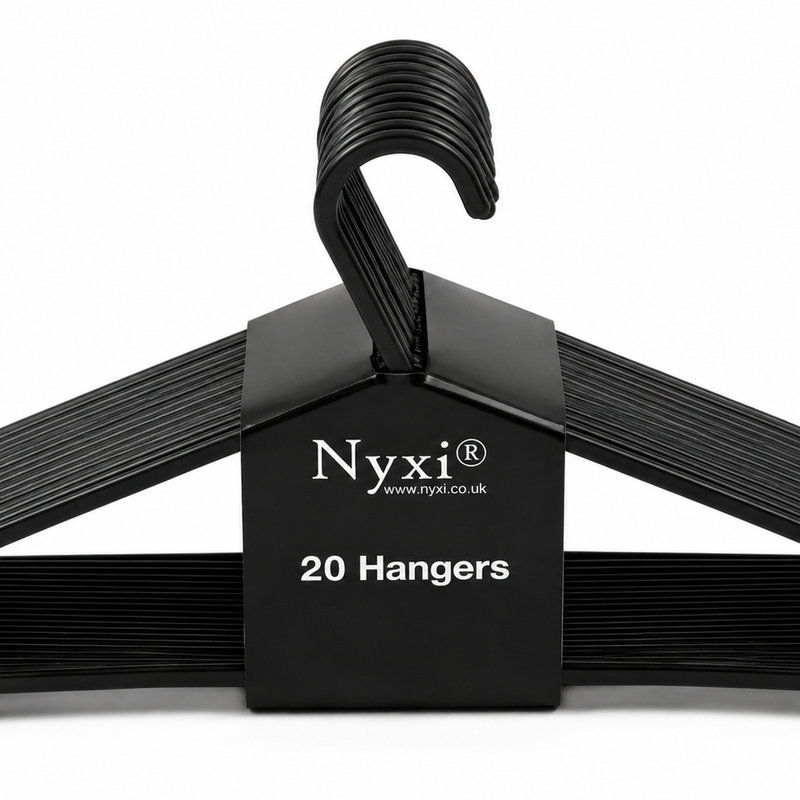 Nyxi Plastic Hangers Premium Top Clothes Coat Hangers Garment Shirt