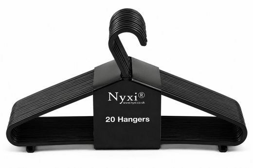 Nyxi Plastic Hangers Premium Top Clothes Coat Hangers Garment Shirt