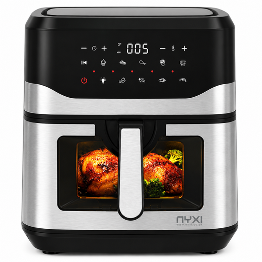 Nyxi Air Fryer 9.2L with Digital Display 9 Preset Cooking Modes Single Basket