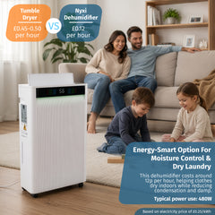 Nyxi 30L Dehumidifier with WiFi App and Voice Control
