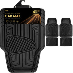 Nyxi Universal Heavy Duty Rubber Car mat (4 Piece)