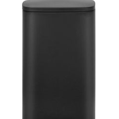 Nyxi 30L Stainless Steel Pedal Bin with Soft-Close Lid, Fingerprint Resistant - Black