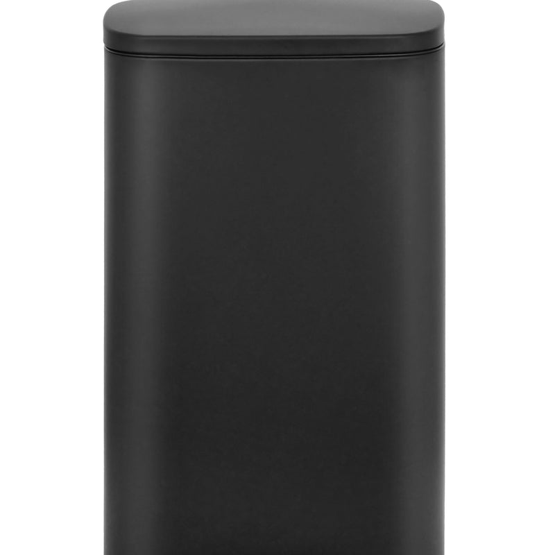 Nyxi 30L Stainless Steel Pedal Bin with Soft-Close Lid, Fingerprint Resistant - Black