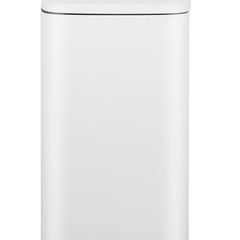 Nyxi 30L Stainless Steel Pedal Bin with Soft-Close Lid, Fingerprint Resistant - White