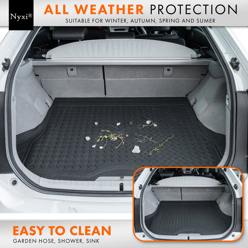 Nyxi Rubber Car Boot Mat Liner (137cm X 110cm)