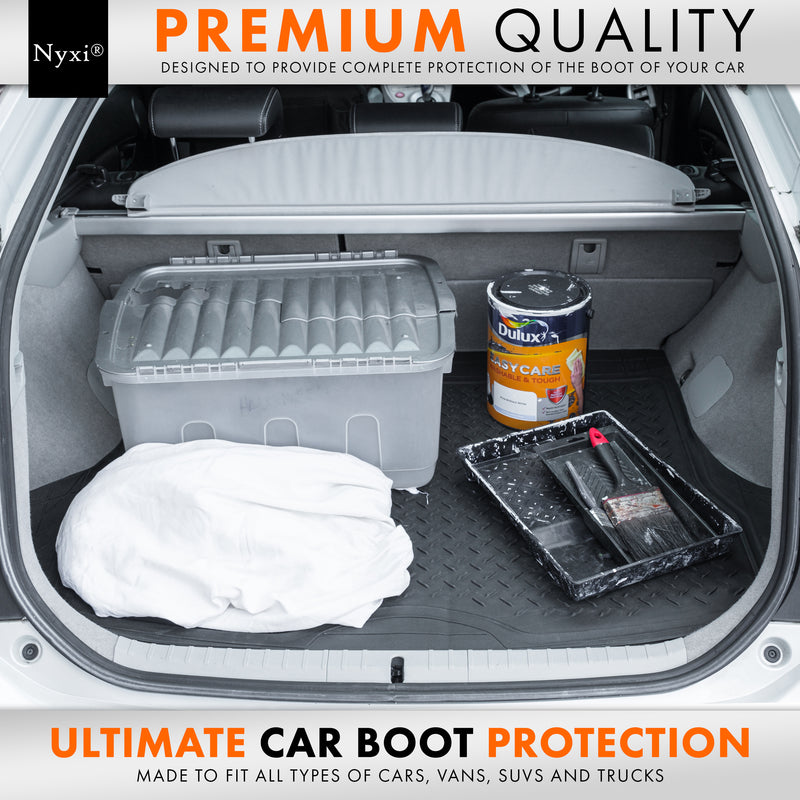 Nyxi Rubber Car Boot Mat Liner (137cm X 110cm)