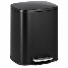 Nyxi 30L Stainless Steel Pedal Bin with Soft-Close Lid, Fingerprint Resistant - Black