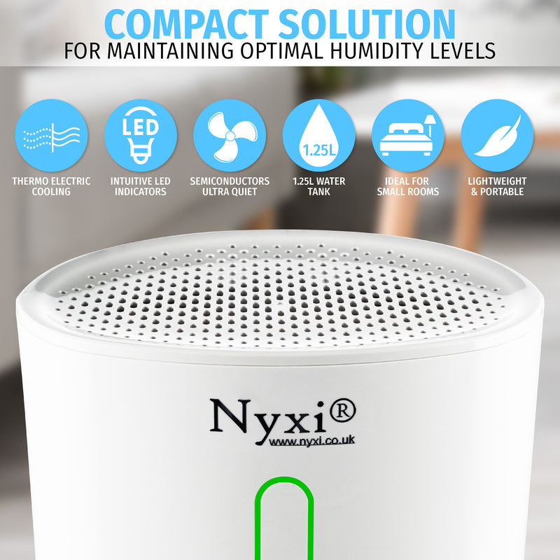Nyxi 1.25L/D Home Dehumidifier