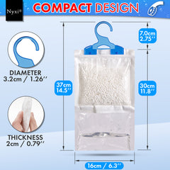 Nyxi Hanging Wardrobe Dehumidifier Bag