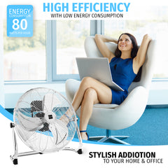 Nyxi Metal Floor Fan 16-Inch