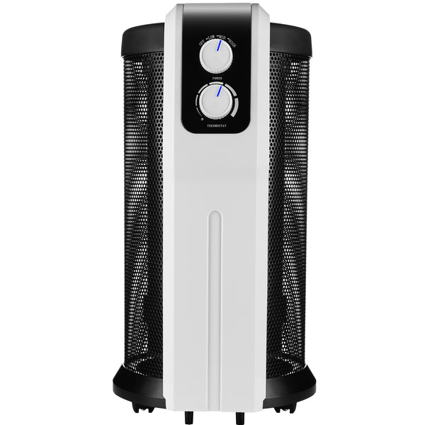 Nyxi Cylindrical Mica Electric Heater 2200W 360° Surround Heating 3 Heat Settings