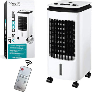 Nyxi 4L Air Cooler Portable with Remote Control