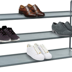 3 Tier Multipurpose Shoe Rack Stand - Grey