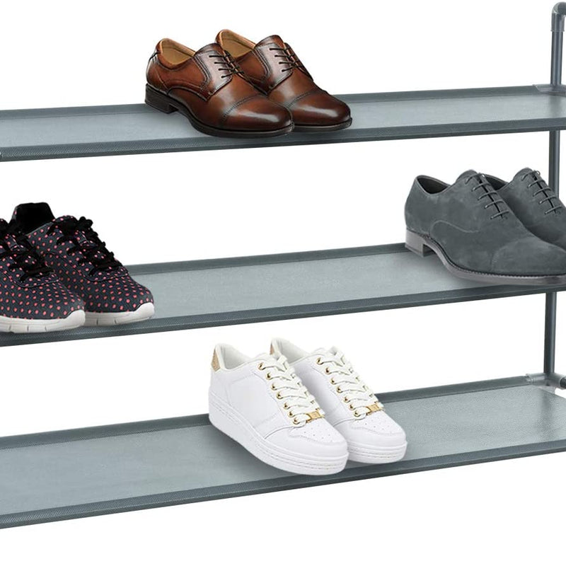 3 Tier Multipurpose Shoe Rack Stand - Grey