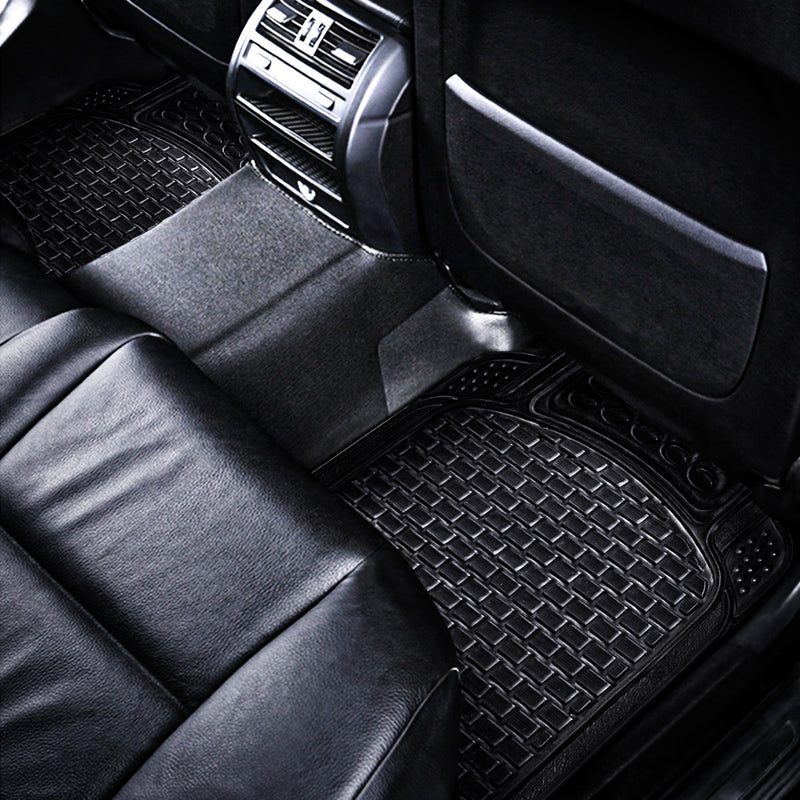 Nyxi Rubber Car Mat and Boot Mat (5 Piece)