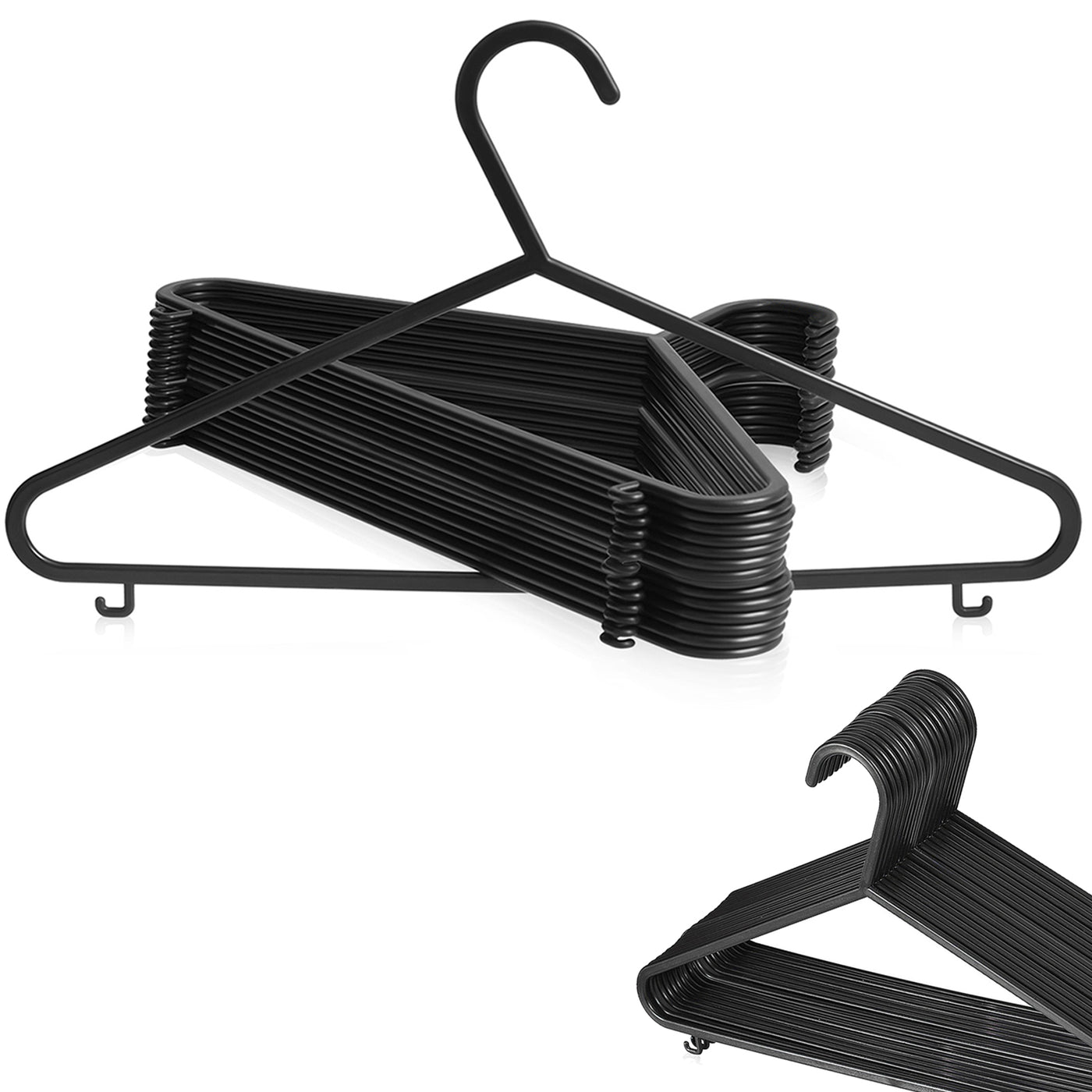 Pack of 100 Adult Plastic Clothes Hangers – Nyxi