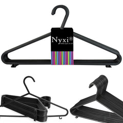 Nyxi Plastic Hangers Premium Top Clothes Coat Hangers Garment Shirt