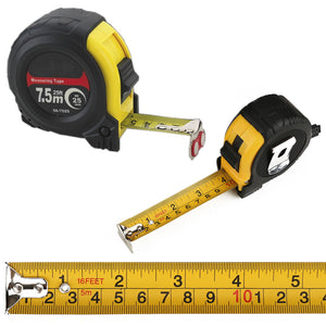 5M /7.5/16ft-25ft Professional Measuring Tape DIY Auto Lock Measurement Measure